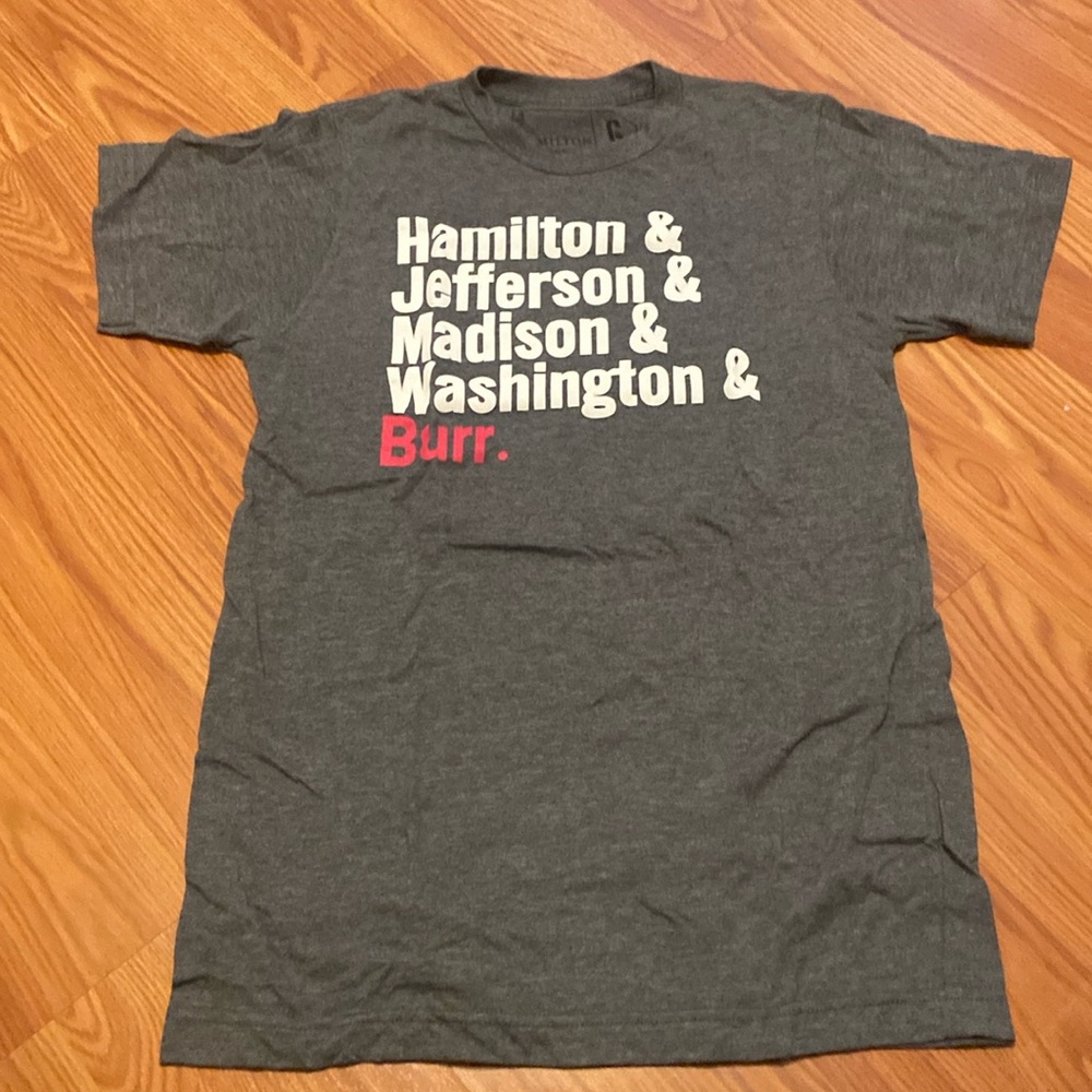 Hamilton Jefferson Madison Washington Burr Hamilton Musical Tee